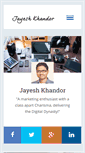 Mobile Screenshot of jayeshkhandor.com